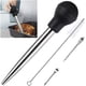 thumbnail image 1 of Recipiente para jugo de caucho y acero inoxidable de grado alimenticio con inyector de adobo y cepillo para facilitar la limpieza Ormromra WMJ-0766, 1 of 7