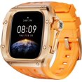 thumbnail image 1 of Mod Kit Stainless Steel Case for Apple Watch Series 10 46mm Rugged Metal Bumper Case Protective Wristband Replacement Band for iWatch 46 mm, 1 of 6
