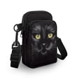 thumbnail image 3 of HELLHERO Cat Pattern Design Casual Use and with Shoulder Strap Polyester Crossbody Sling Bags Men, Women 4.33"x1.97"x7.09", 3 of 7