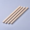 thumbnail image 1 of Wooden Sticks Dowel Rods for Lollies Craft Building Architectural Model Floral White 140x8mm, 1 of 2
