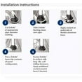 thumbnail image 4 of EAGLE 1 EPDM Flexible Roofing Pipe Flashing Retrofit Split Zipper Boots - On Site Adjustable Roof Pipe Jack Boot with Round Base (Multiple Sizes) (No. 1), 4 of 9