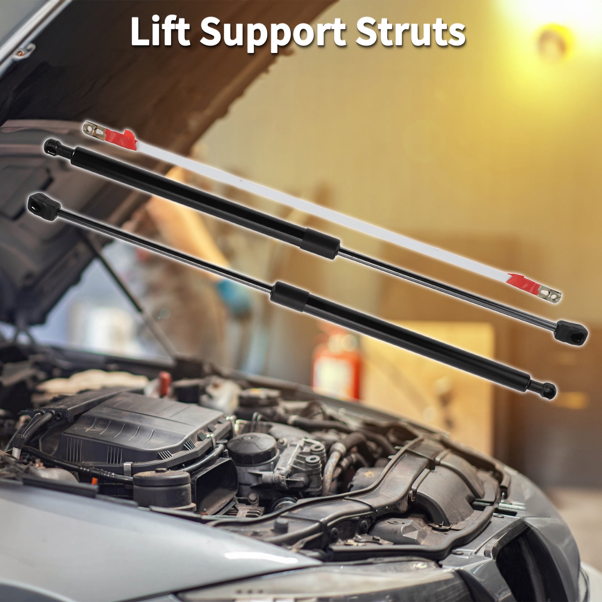 Unique Bargains 2Pcs Lift Supports for Nissan Rogue X-Trail 2014-2020 Front Hood