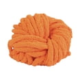 thumbnail image 1 of Hilo de chenilla grueso para tejer a mano, suave, para decoración del hogar, macramé Naranja Amarillo, 1 of 4