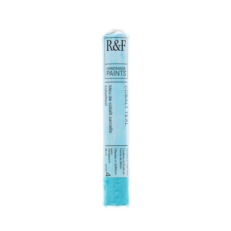 UPC: 0836943004559 | R&F Handmade Paints Pigment Stick 38ml Cobalt Teal