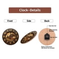 thumbnail image 7 of Rustic Hay Bale Farm Wall Clock 10-Inch Silent Wooden Wall Clock, Battery Operated (AA Batteries Not Included), Artistic Home Decor, 7 of 7
