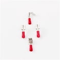 thumbnail image 4 of 100 Pcs Wire Terminals Insulated Connector Red Connector Spade Connector Crimp Terminal Connectors, 4 of 5