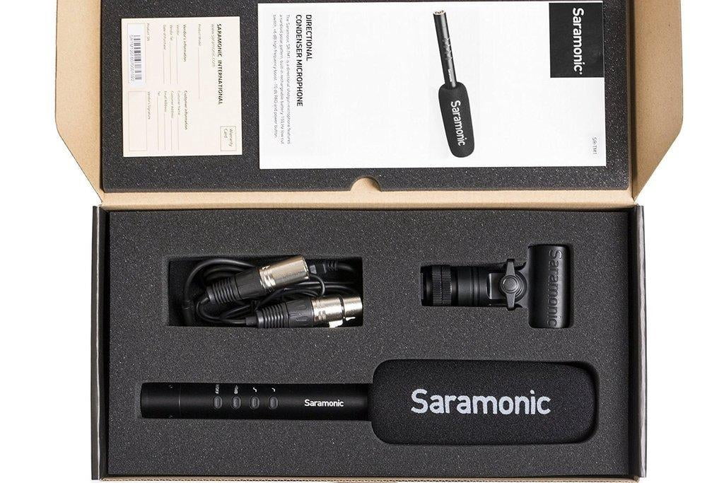 Saramonic SR-TM1 11" Super-Cardioid Broadcast XLR Shotgun Condenser Microphone