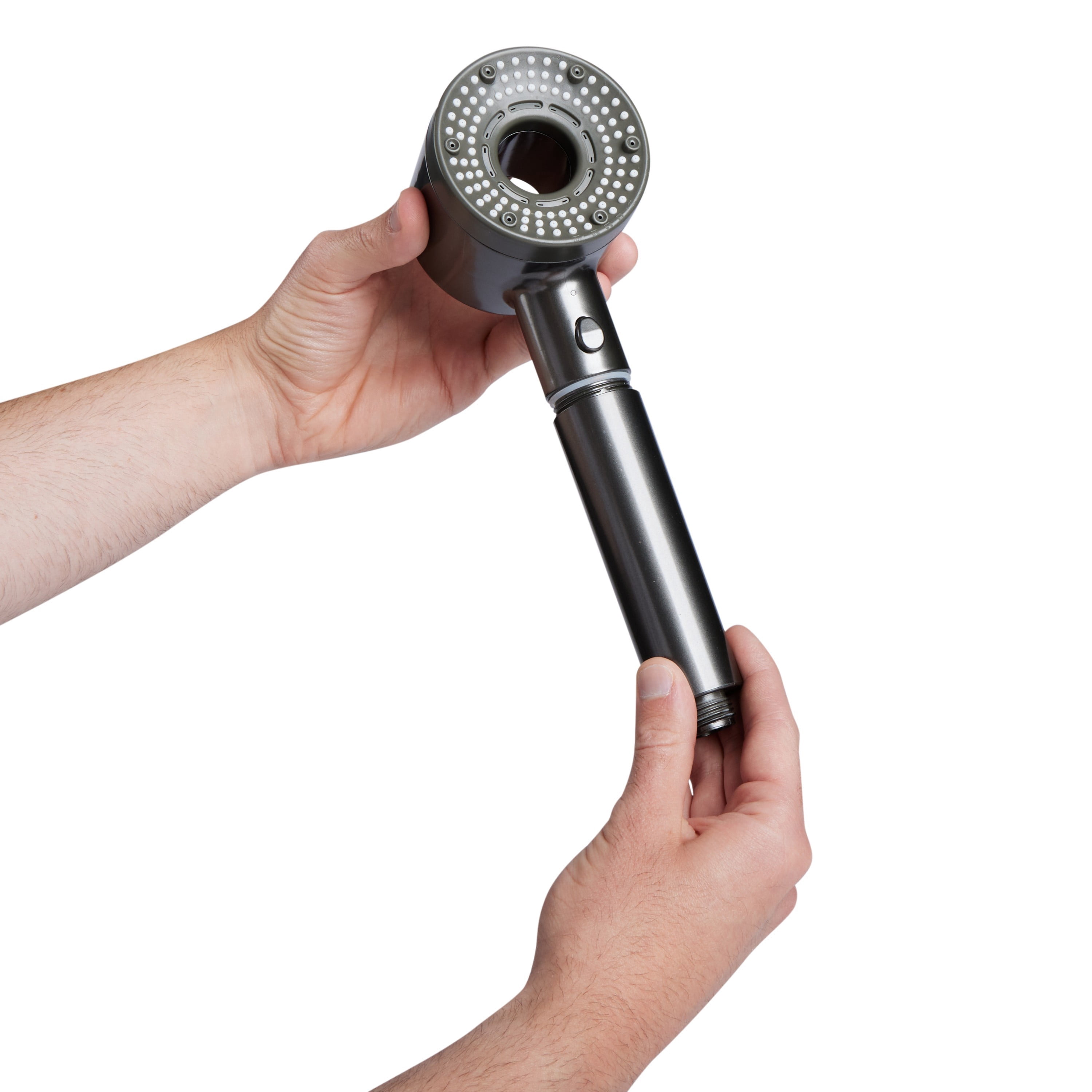 Bath Bliss 6 Function Monsoon Filtering Shower Head in Grey
