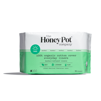 The Honey Pot Company, al Pantiliners,  Cotton Cover, 30 ct.