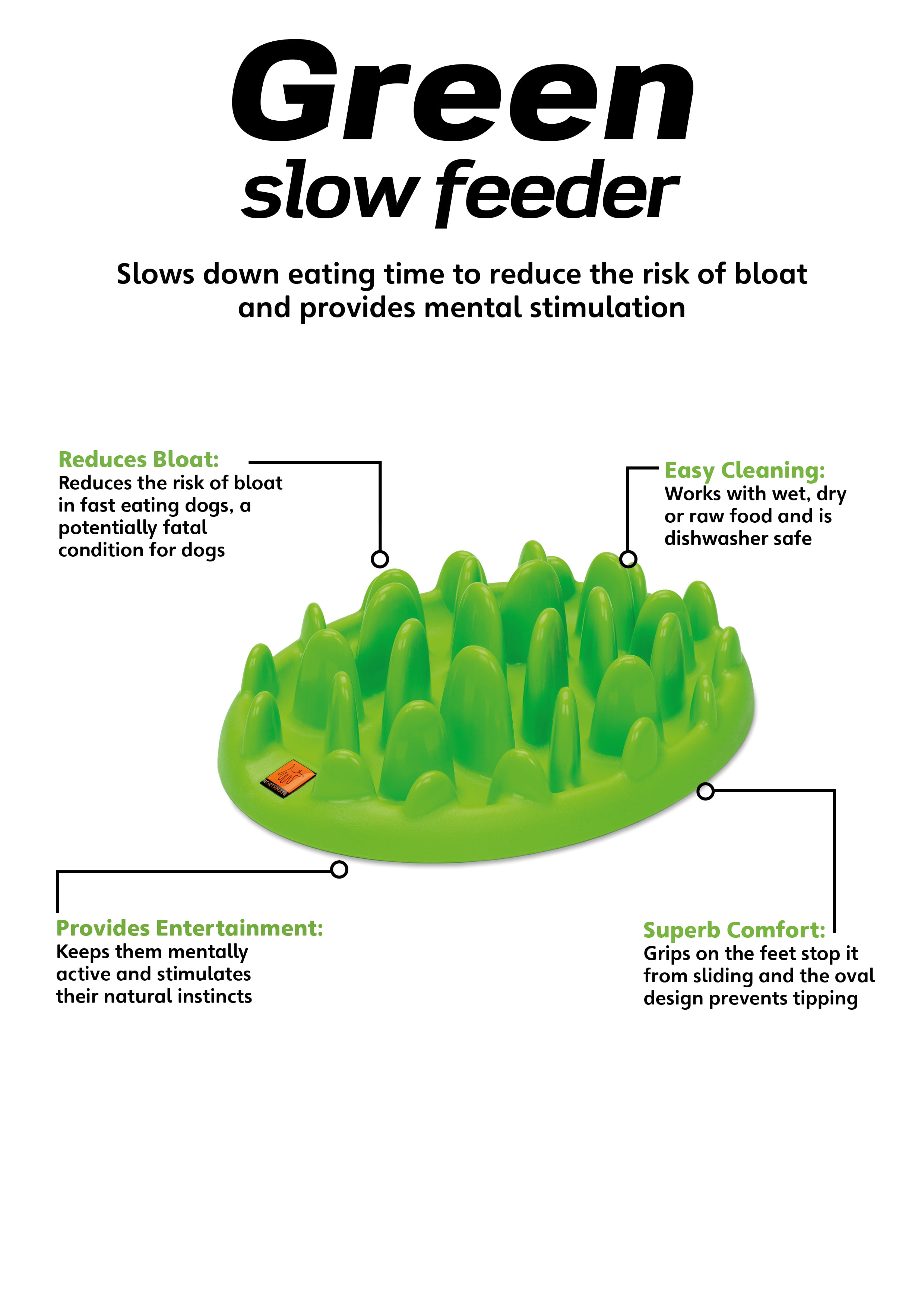 green interactive feeder