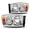 Chrome Amber, variant on For 2006-2008 Dodge Ram 1500 2500 3500 w/Chrome Bezel Headlights Assembly Lamps