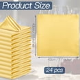 thumbnail image 2 of Servilletas de tela P Pothuiny satinadas, 43 x 43 cm, 24 unidades, color dorado, 2 of 7