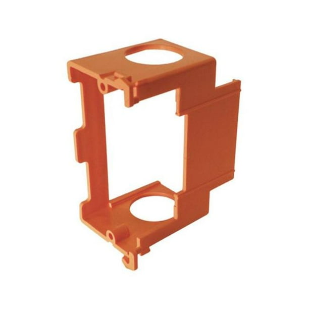 Cantex EZLVSB 1 Gang Junction Box, PVC, Orange