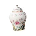 thumbnail image 4 of Ceramic Tea Storage Jar Ginger Jar Decorative Handicraft Multi Purpose Wear Resistant for Tea, Coffee, Sugar, Spice, Nuts with D, 4 of 8