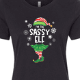thumbnail image 4 of Inktastic Funny Christmas I'm the Sassy Elf with Shoes and Hat Women's T-Shirt, 4 of 5