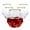Clear and Gold-40, variant on Clear 80 Count 12 Oz Disposable Stemless Plastic Wine Glasses for Parties and Gatherings