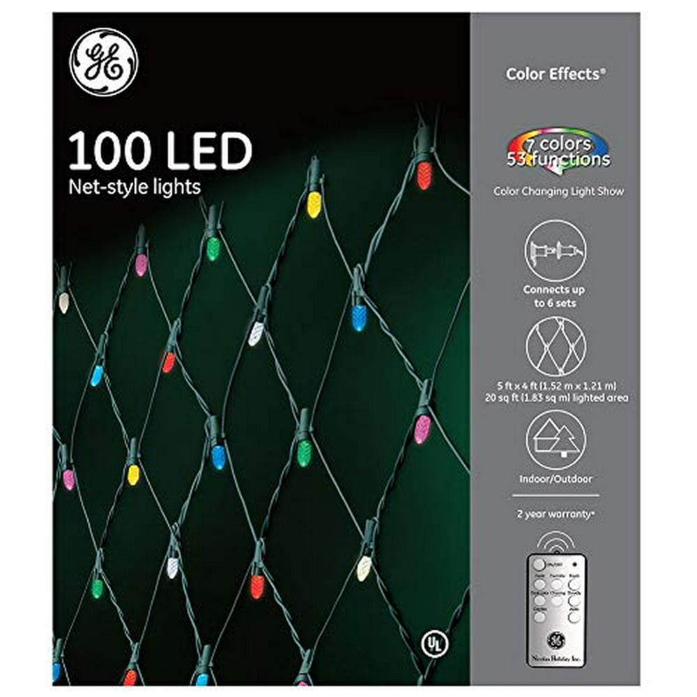 GE Color Effects 5ft X 4ft MultiFunction Remote Control Color