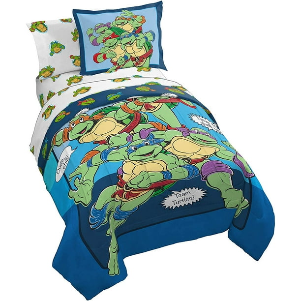 Nickelodeon Teenage Mutant Ninja Turtles Ready to Roll 5 Piece Twin Bed