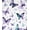 Purple, Pattern 1, variant on Flatwoven High Traffic Area Rug, Botanical Insect Medley with Fluttering Butterflies and Beetles, Non Slip, Stain Resistant, Washable Area Rugs for Living Room, Bedroom(Blue, 3X5)