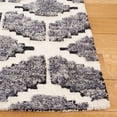 thumbnail image 3 of Safavieh Ebony Ronnie Geometric Area Rug, Dark Gray/Ivory, 5' x 8', 3 of 10