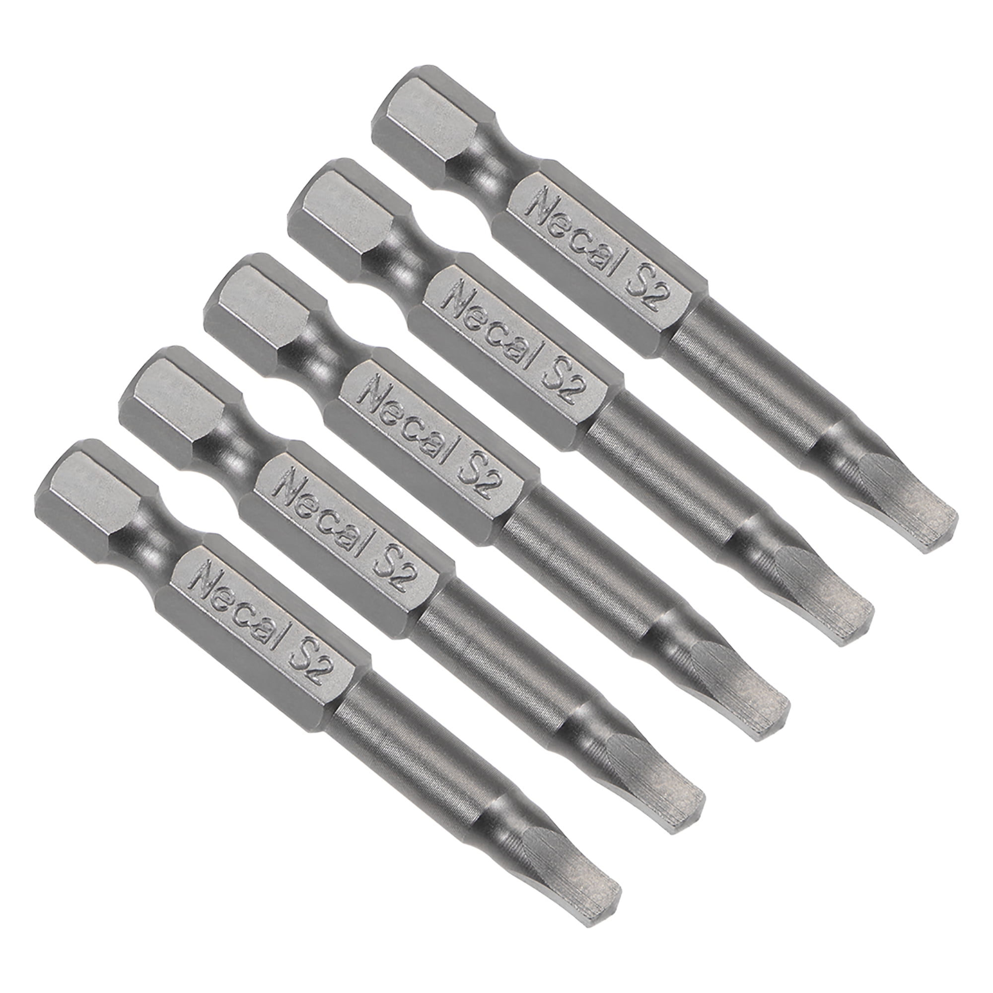 Uxcell 1/4" Hex Shank 2" Length SQ3 Square Screwdriver Bit S2