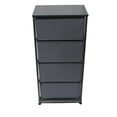 thumbnail image 4 of Nola Home Dresser Organizer, Fabric Drawer Storage Tower, 4-Drawers, 4 of 5