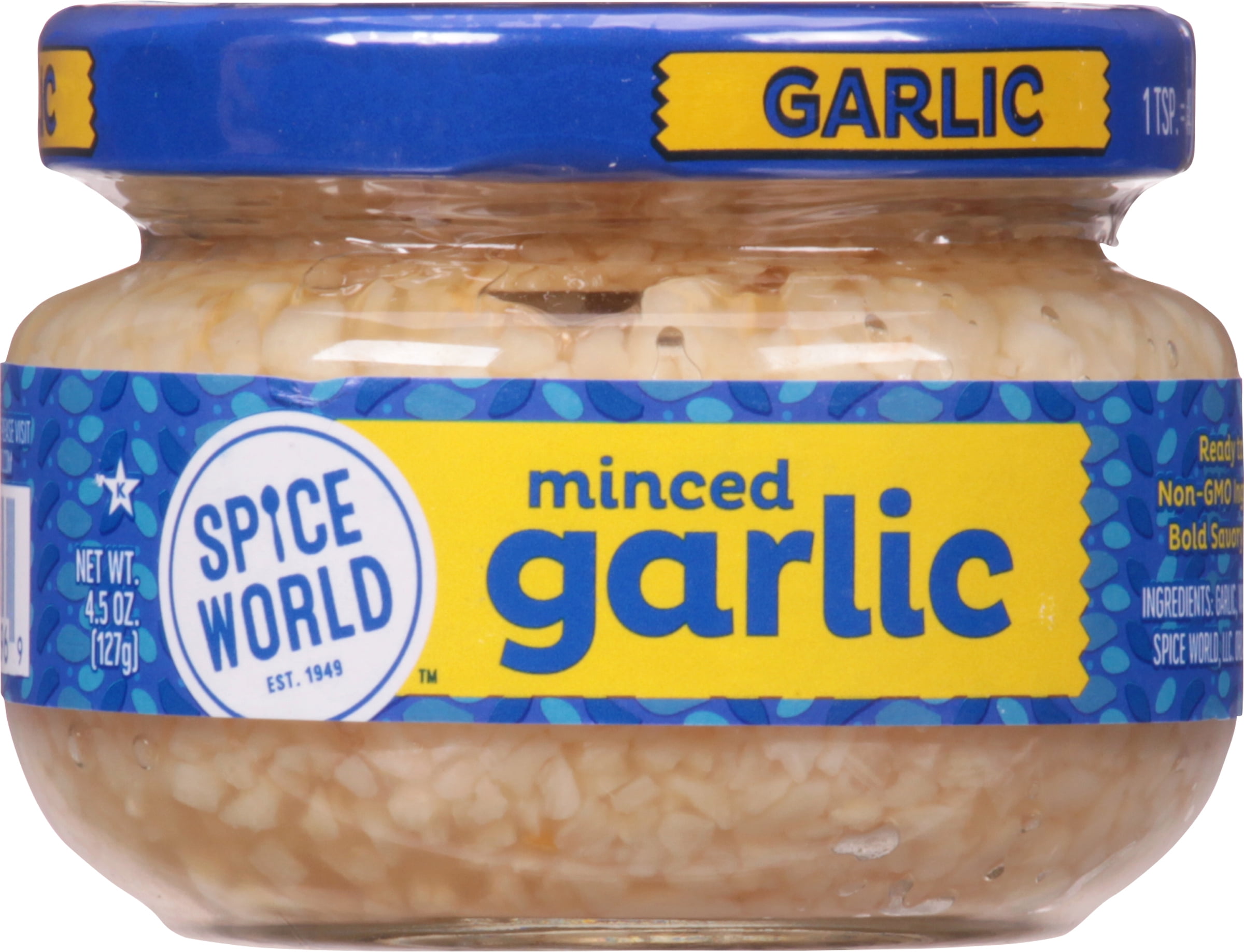 Spice World Minced Garlic, Jar, 4.5 oz - Walmart.com