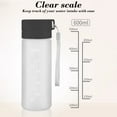 thumbnail image 6 of Portable Sports Water Bottle with Fruit & Ice Filter | Leak-Proof, Clear Plastic | 16oz Large Capacity for Outdoor, Home, Gym & School | 1 Count, 6 of 7