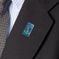 thumbnail image 2 of Flamingo All the Way Funny Humor Metal Rectangle Lapel Hat Pin Tie Tack Pinback, 2 of 4