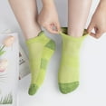 thumbnail image 3 of Loritta Womens Ankle Socks, Athletic Running Sports Cushioned Colored Socks 6 Pairs, Size 6-8, 3 of 6