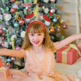 thumbnail image 4 of Ganfancp Holiday Hair Clips Cute Girls Hair Clips Niñas Clips y Flequillo Sentido Invierno Clips Navidad Tarjetas de Pelo Tocados Liquidación Pinza de Pelo Festiva*1, 4 of 6