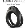 thumbnail image 2 of Anillos dobles para pene, anillo para pene con retraso de eyaculación masculina, anillo de sujeción para escroto, funda para pene, bloqueo de pene, juguetes sexuales, productos para hombres para parej, 2 of 5
