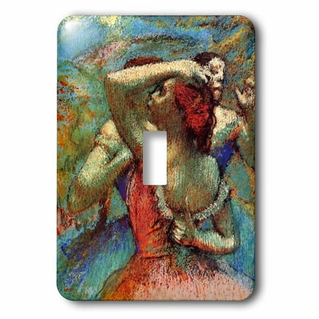 Degas Ballerina Paintings - 3dRose Image of Degas Painting Of Ballerinas Close Up Dancing - Single Toggle Switch