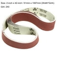 thumbnail image 2 of REGALWOVEN 2 inch x 42 inch 240 Grit Lapped Aluminum Oxide Sanding Belt 10Pcs, 2 of 5