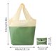 thumbnail image 2 of Xihbxyly Bolsas de Compra Plegables Recicladas, Diseño Ecológico y Reutilizable, Gran Capacidad, Plegables y Portátiles, Lona Duradera, Perfectas para La Compra, 63,5 X 46 X 15 Cm., 2 of 7