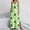Multicolor(New)I, variant on PNTUTB St. Patrick's Day Women's Fashion Print Casual Loose V Neck Sleeveless Split Hem Comfort Strapless Maxi Dress
