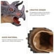thumbnail image 5 of FELTECHELECTR 4 piezas de juguetes de mano con forma de dinosaurio, marioneta de mano de dinosaurio creativa, juguete de marioneta de mano para niños, 5 of 7