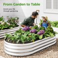 thumbnail image 2 of JF 2 Pcs Raised Garden Bed,Galvanized Raised 6×3×1ft Planter Boxes Outdoor with Easy Assembly, Large Garden Bed for Vegetables, Fruits, Flower, 2 of 6