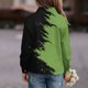 thumbnail image 4 of Blusa y camisa de manga larga con cuello vuelto Zhongda para niños, cárdigan de manga larga estampado, jersey, camisa base para niña, top de poliéster, 4 of 7