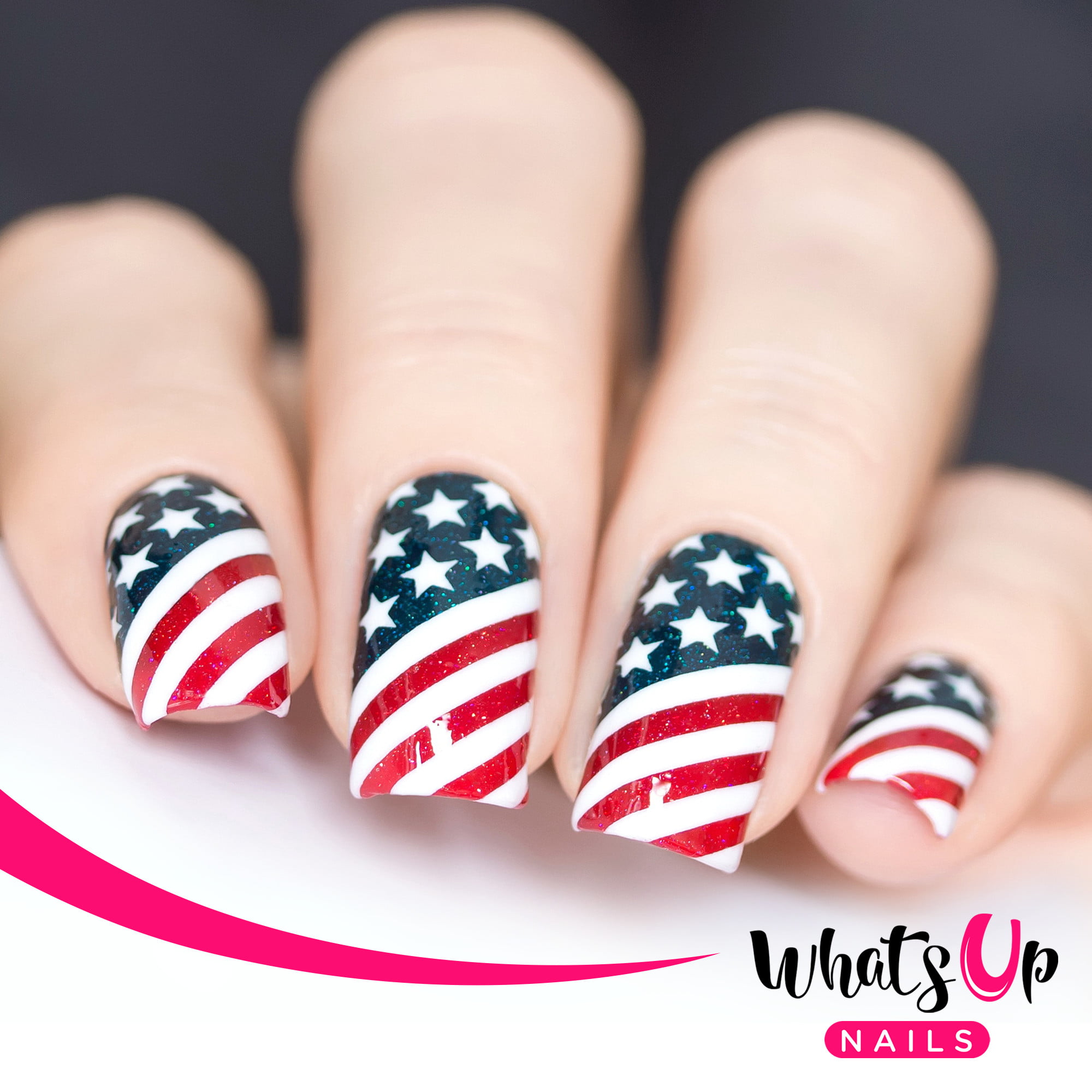 DIY American Flag Nail Tutorial Pictures, Photos, and Images for Facebook,  Tumblr, Pinterest, and Twitter