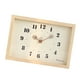 thumbnail image 5 of Reloj decorativo de pared para dormitorio, reloj silencioso, arte decorativo, único, sencillo, de madera para Color de la madera, 5 of 9