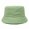 thumbnail image 5 of DALIX Solid 100% Cotton Unisex Outdoor Summer Bucket Hat in Green X-Large, 5 of 5