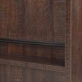 thumbnail image 4 of Dextrus Tilt Out Trash Can Cabinet with Drawers & Doors, Kitchen Cabinet for Double 10-gal Trash Bins Storage, Brown, 4 of 8