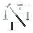 thumbnail image 2 of 3PCS Retractable Back Scratcher Men Women Portable Extendable Stainless Steel Massager Scratch Tool with Storage, 2 of 7