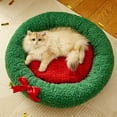thumbnail image 4 of Hometravel Christmas Pet Bed, Washable Indoor Cat House with Warm Padding, Comfortable Winter Dog Bed for Pets, Seasonal Pet House with Holiday Design, 4 of 7