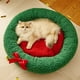 thumbnail image 4 of Decoraciones navideñas, adornos navideños, regalos navideños, casitas navideñas para mascotas, cama para gatos para casas de interior, lavable, cómoda y cálida para mascotas en invierno, cama de polié, 4 of 7