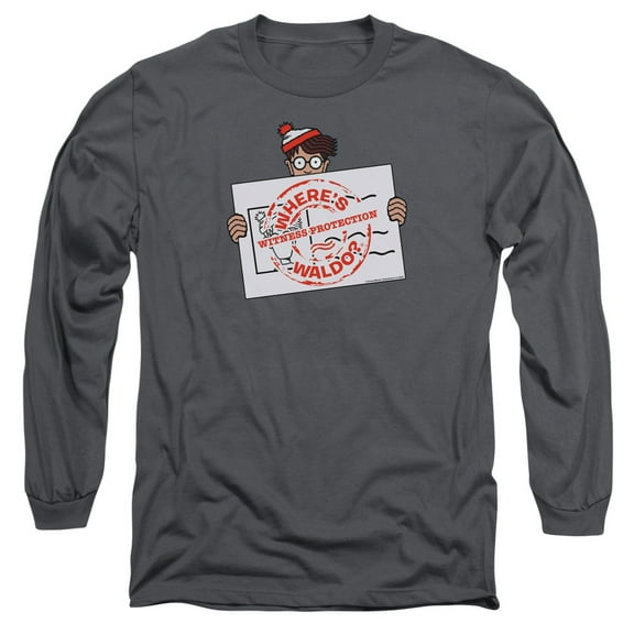 Wheres Waldo - Witness Protection - Long Sleeve Shirt - XX-Large