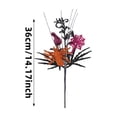 thumbnail image 3 of Halloween Flowers Branches Wreath,Halloween Pumpkin Decorations Glitter Skull,Gothic Floral Decor Artificial Flowers Berry Stems For Vase, 3 of 5