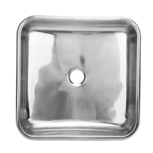Fregadero de cocina, Fregadero Cuadrado RV 304 Acero inoxidable 13 x 13 x 3.1 Pulgadas para autocaravana