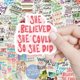 thumbnail image 3 of Inspirational Words Stickers, 100Pcs Waterproof Vinyl Encouragement Stickers for Students, Teachers and Company Employees Skateboard Laptop Luggage Wa, 3 of 4